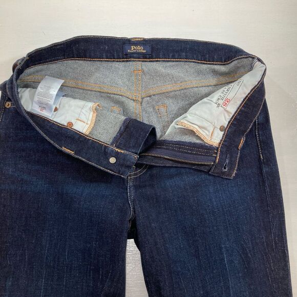 Polo Ralph Lauren Jeans Women’s 28 Blue Denim Chrystie Kick Flare Crop - Picture 8 of 13